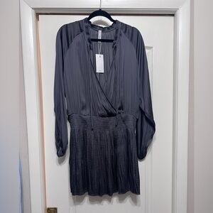 Mango Elegant Gray Dress Size 8/Large